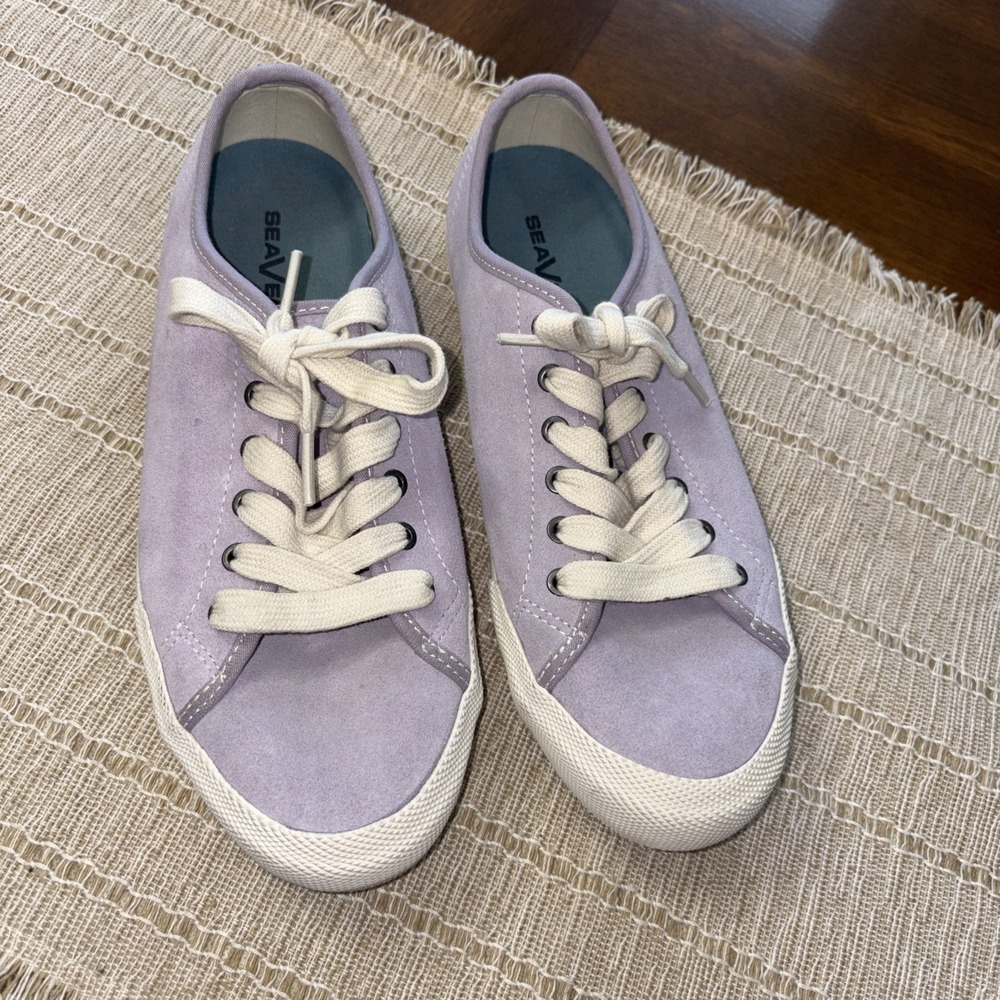 Seavees Monterey Sneaker Stitch Fix Lavender Suede Low Top Womens 8.5